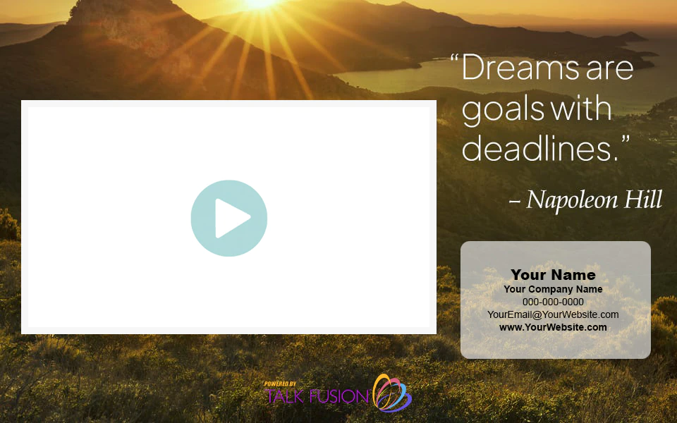 Video Email Template